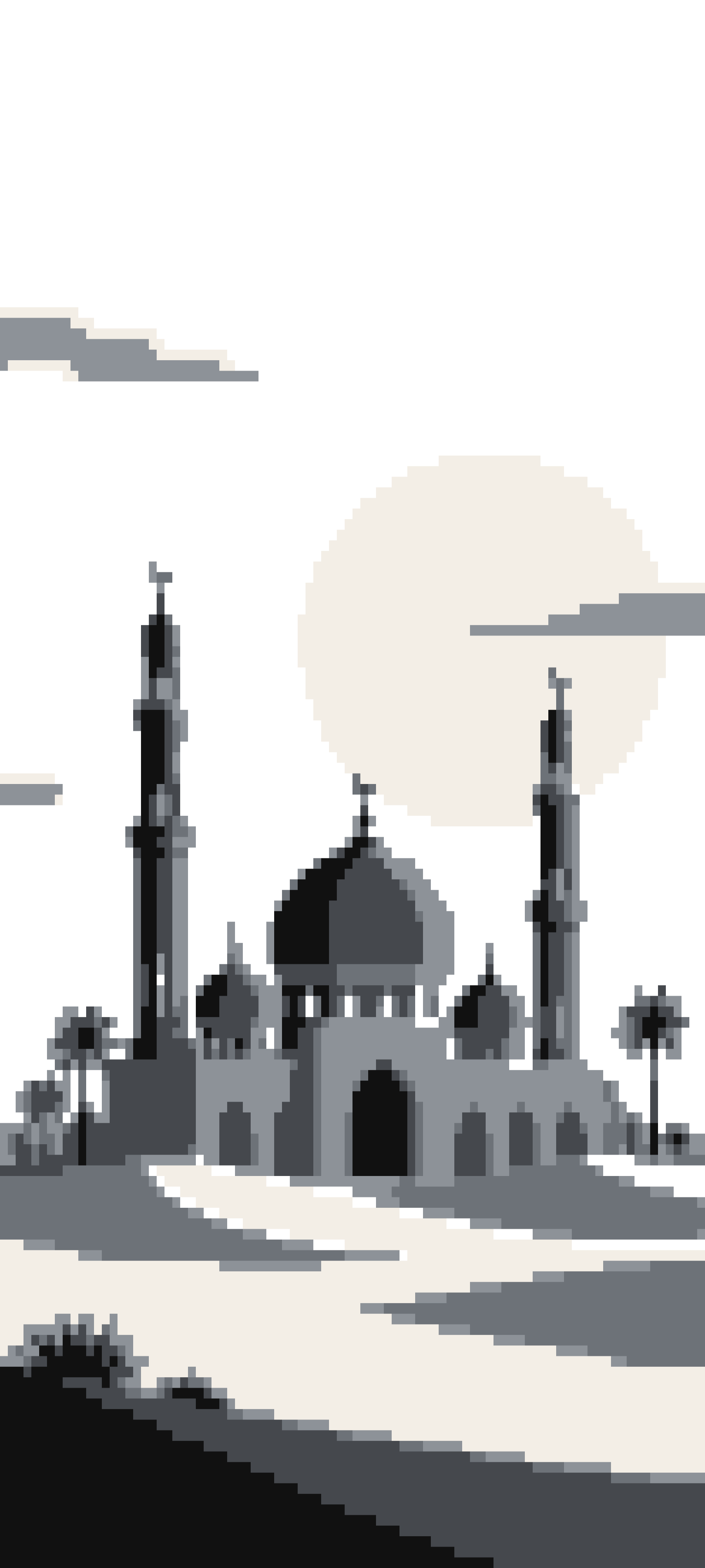 Masjid door curtain design